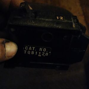 GE THQB1120 Bolt-On Mount Type THQB Miniature Circuit Breaker 1-Pole 20 Amp 120/